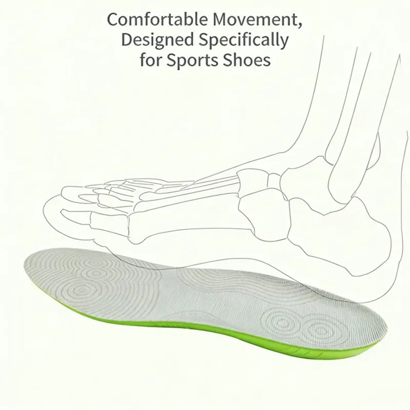 Лёгкие спортивные стельки Буюнь, тонкая модель с анатомической формой, подходят для различных беговых кроссовок (14)