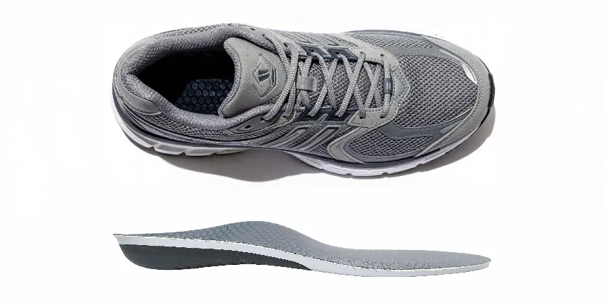 Противоскользящие корректирующие стельки, Буюнь, поддержка свода стопы, анатомическая форма, не смещаются в обуви (6)